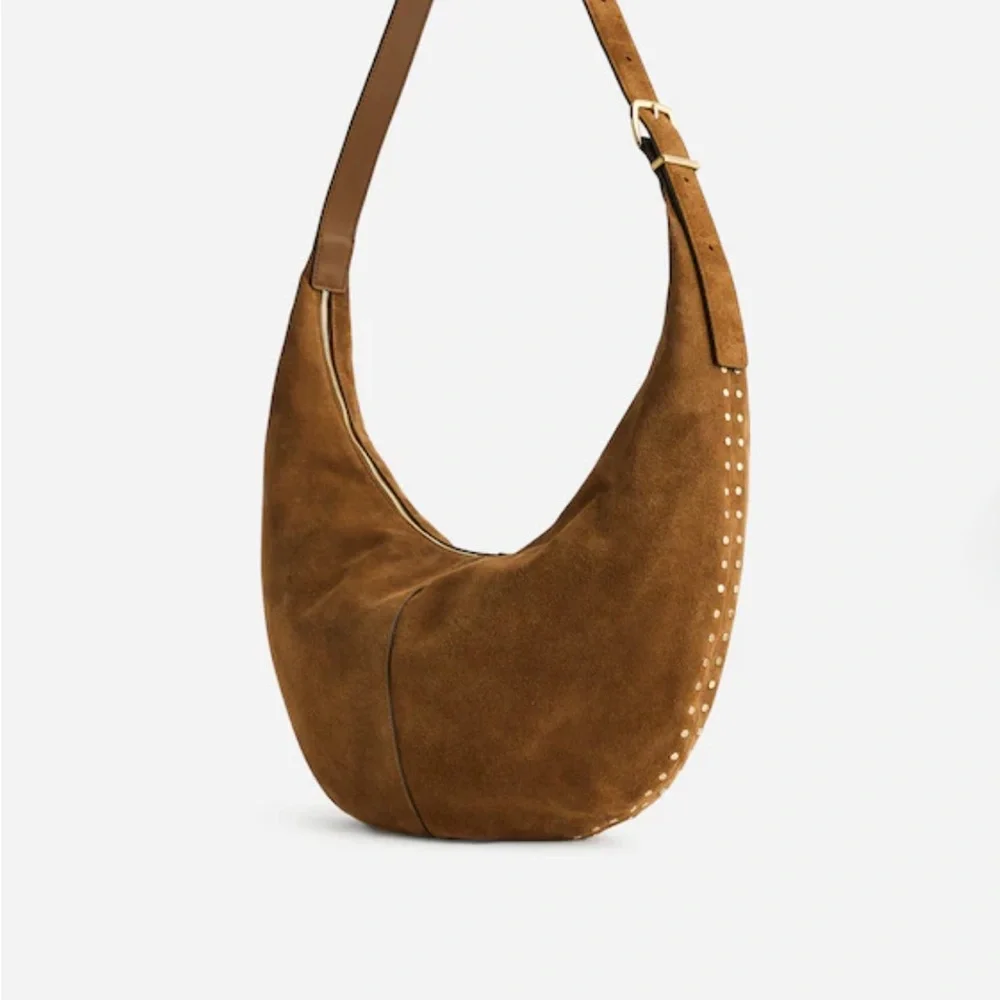 Madewell Brown Suede Hobo Bag - Picture 5 of 6